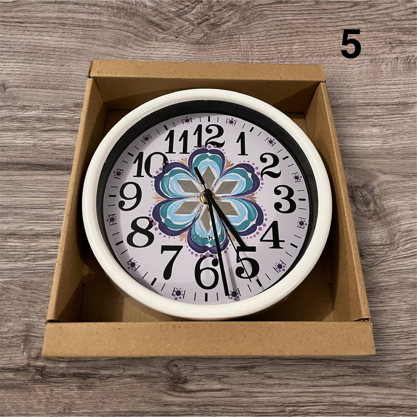 Wall clock - Hand Painted