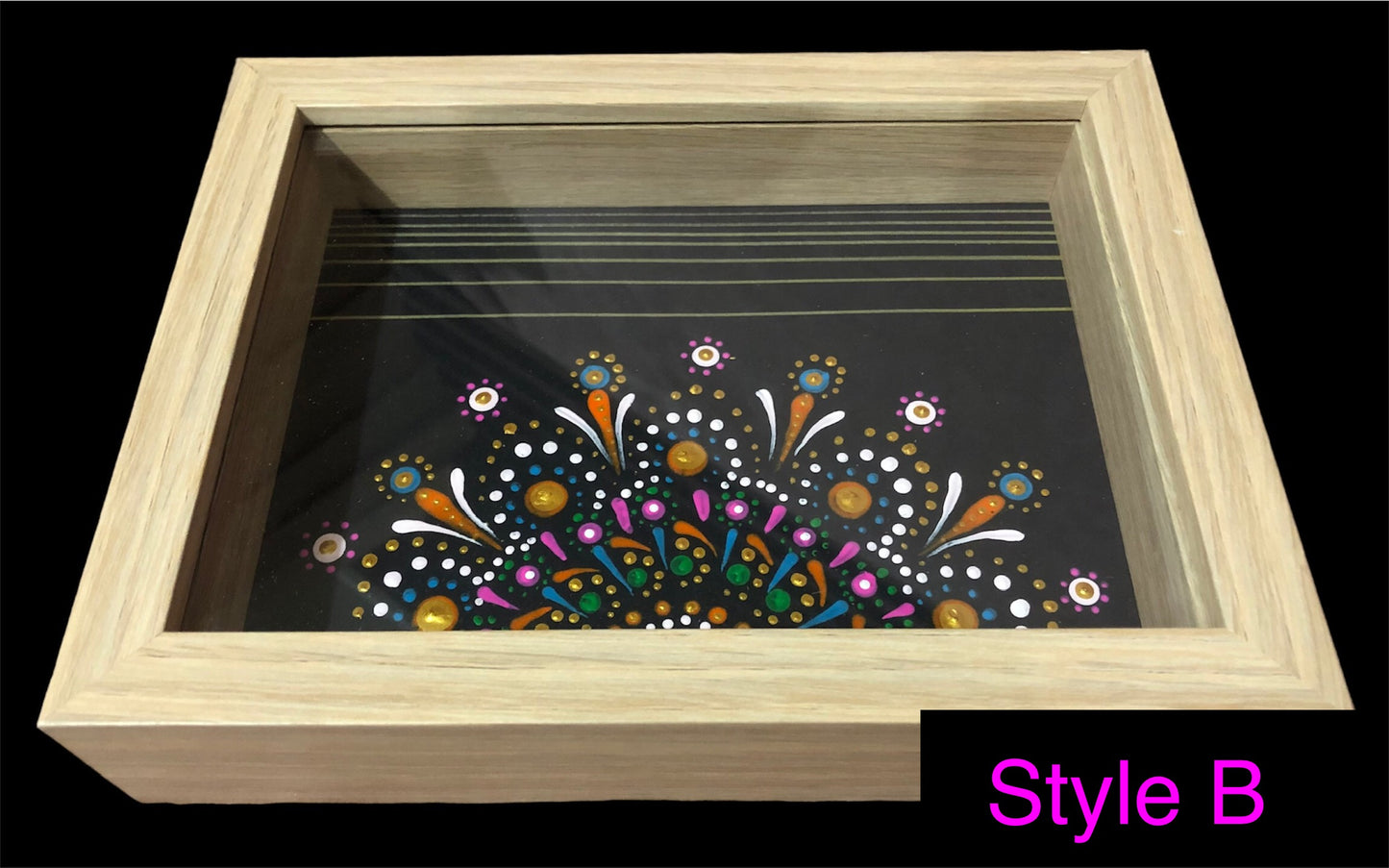 Hand painted Mandala frames