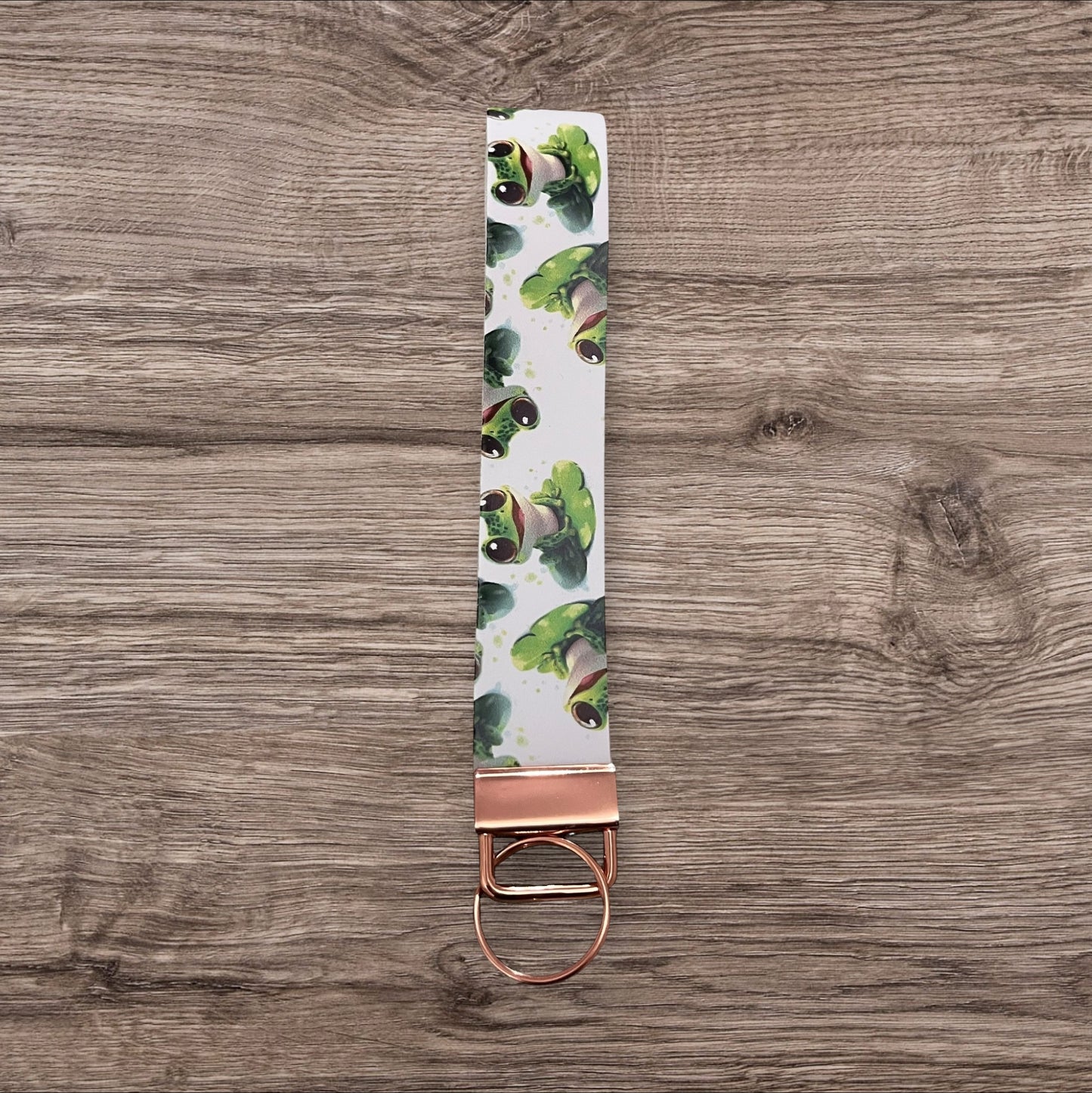 Frog 🐸 Keyring Fob Wristlet