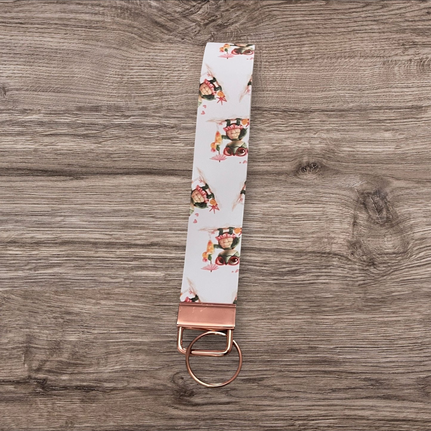 Turtle 🐢 Keyring Fob Wristlet