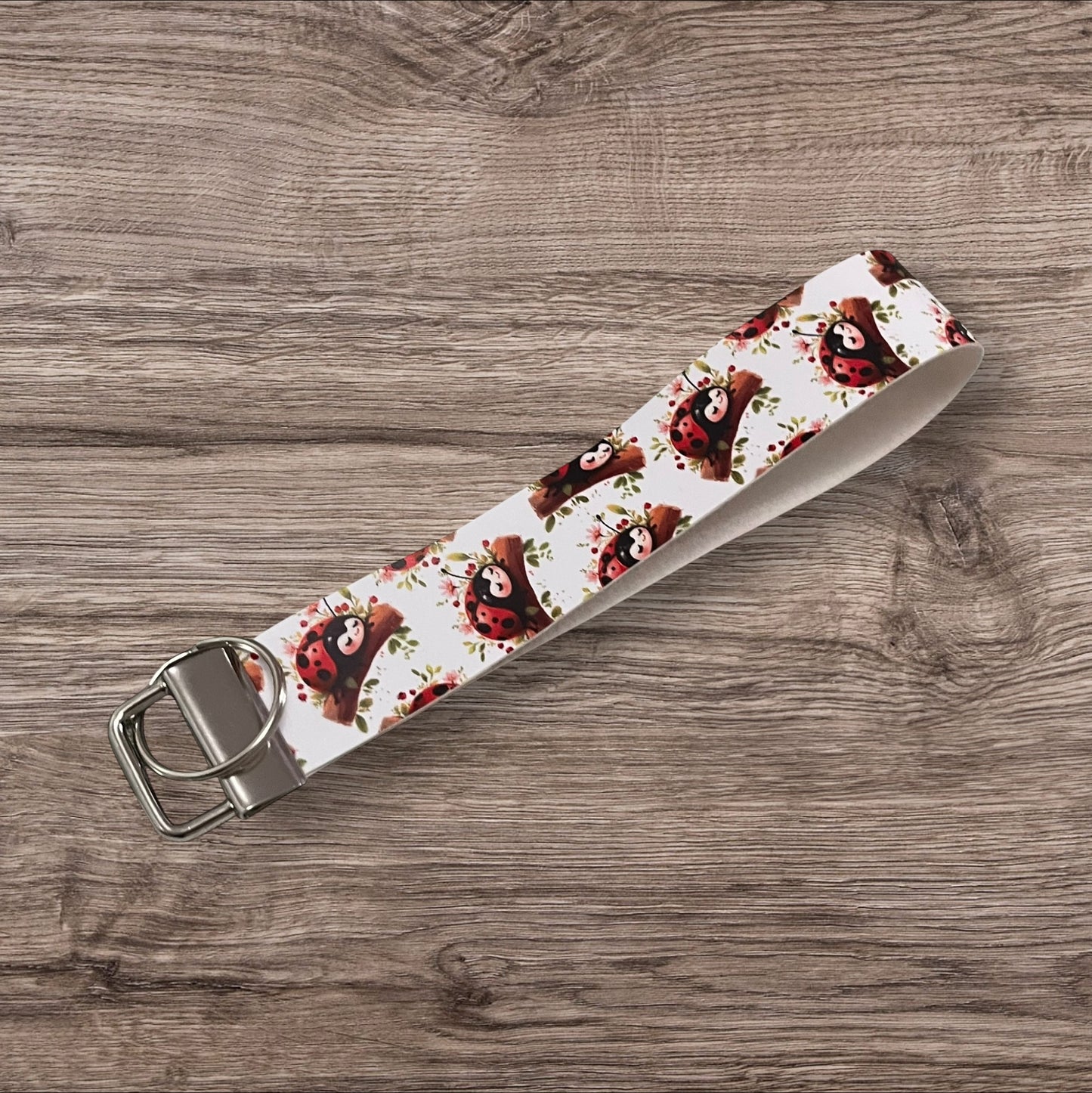 Ladybug 🐞 keyring Fob Wristlet
