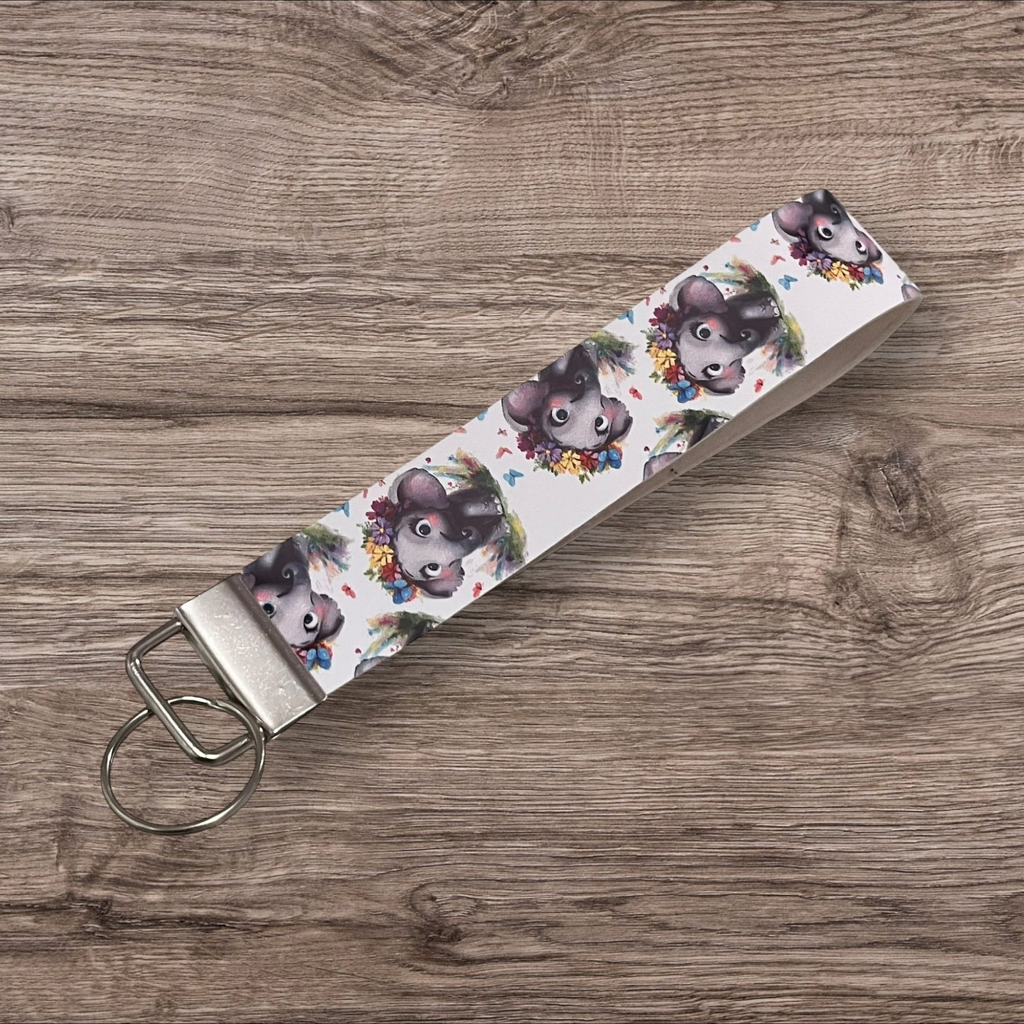 Elephant 🐘 Keyring Fob Wristlet