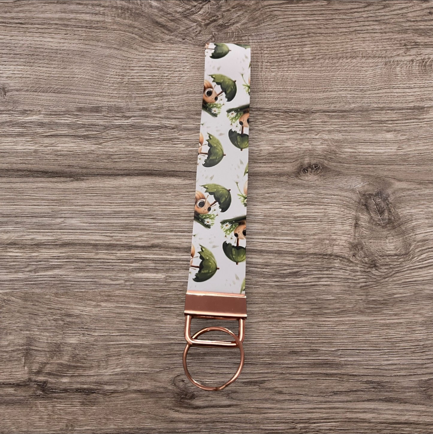 Snail 🐌 Keyring Fob Wristlet