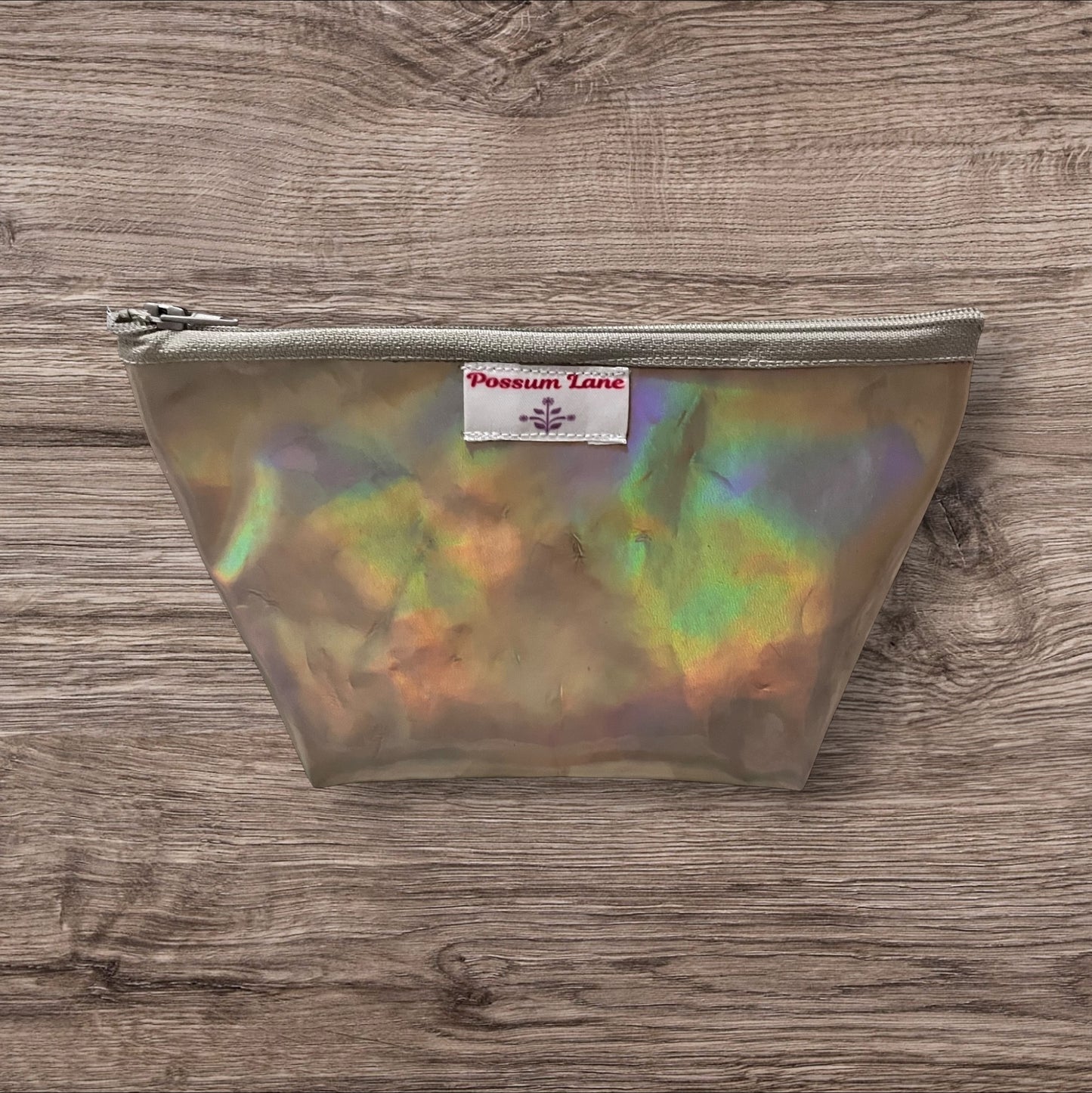 Multicolour Zippered Cosmetic Pouch
