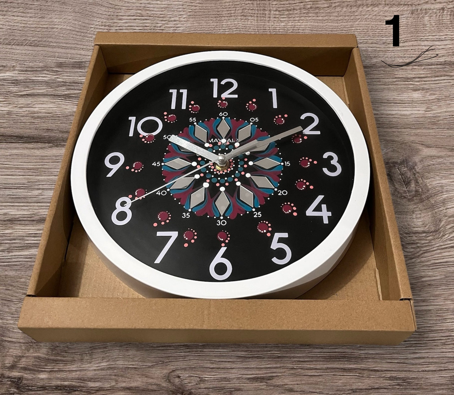 Wall clock - Hand Painted