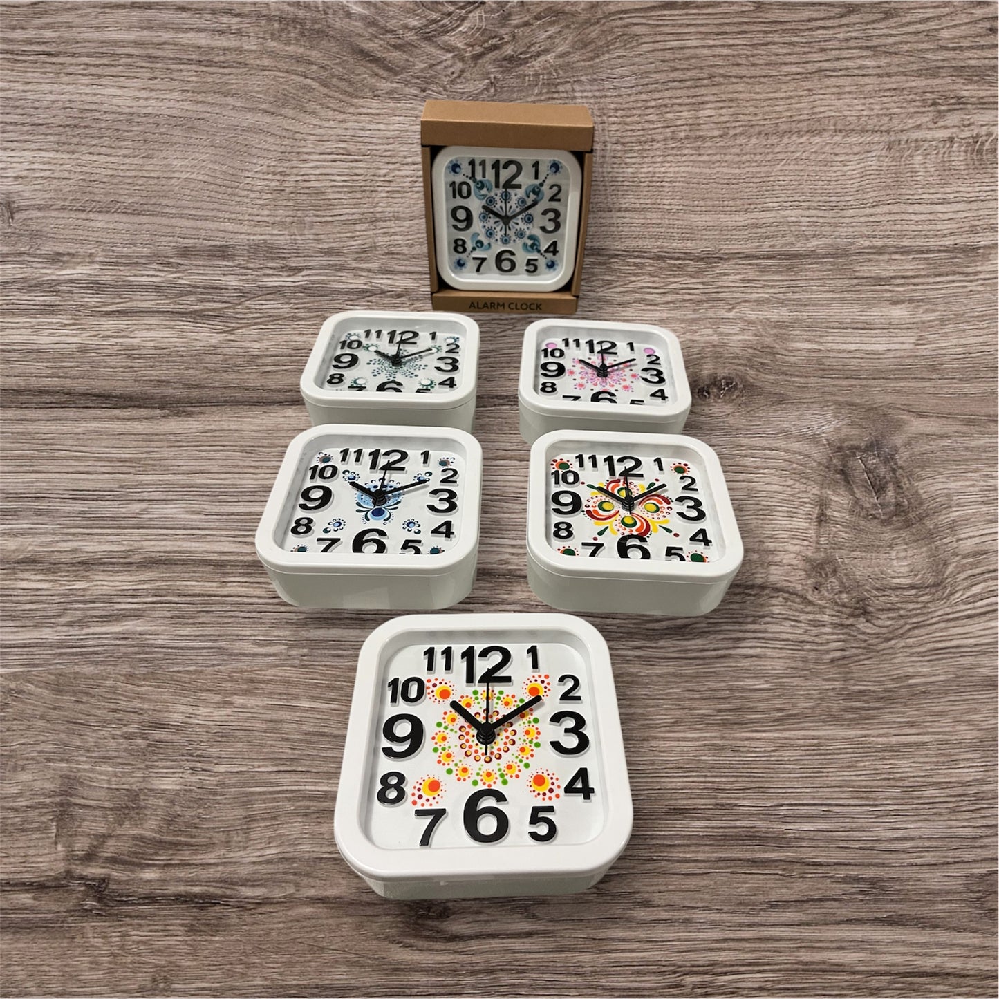 Alarm clock - Hand Painted