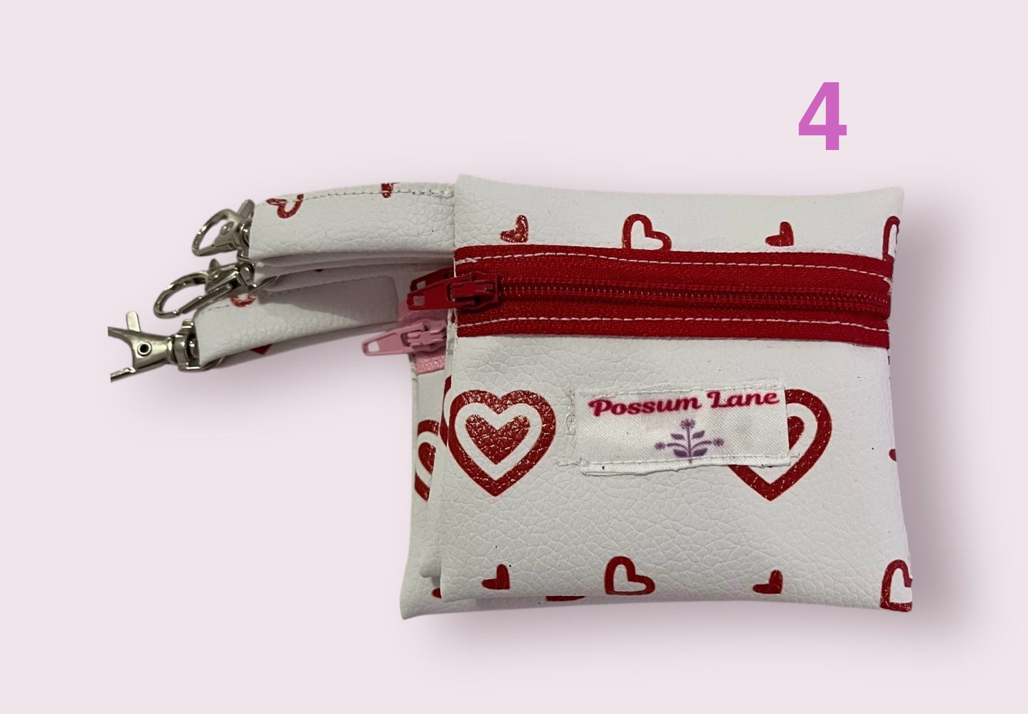 Love heart 💓 coin Zip Pouch