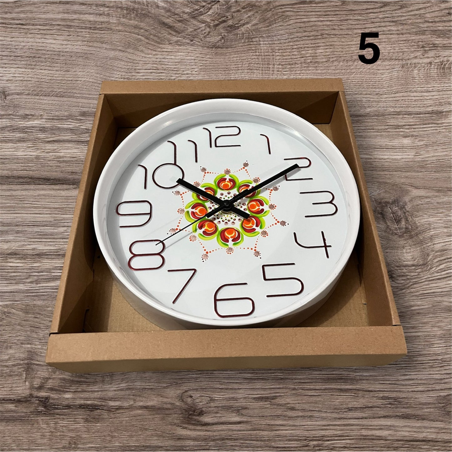 Wall clock - Hand Painted