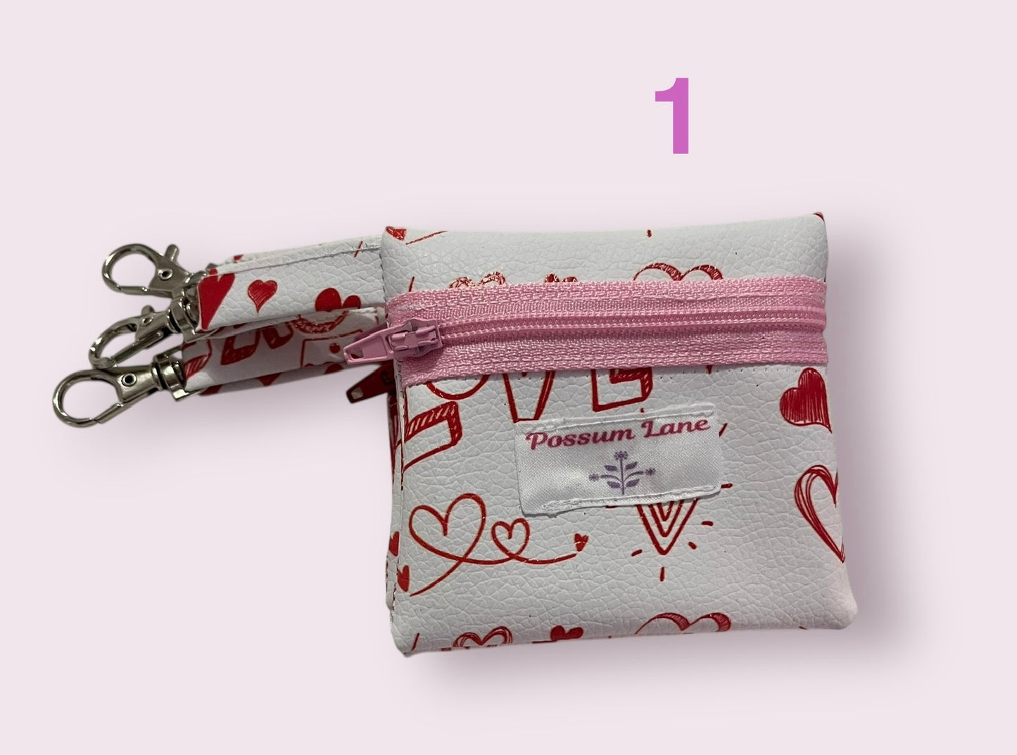 Love heart 💓 coin Zip Pouch