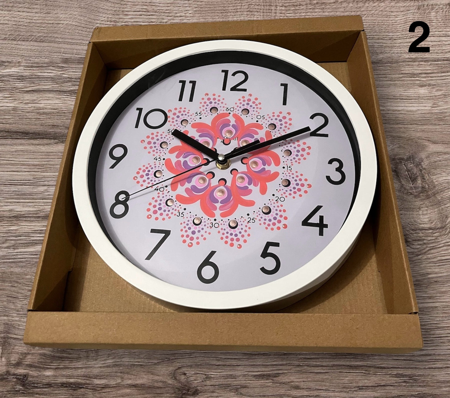 Wall clock - Hand Painted