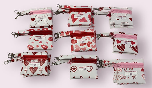 Love heart 💓 coin Zip Pouch