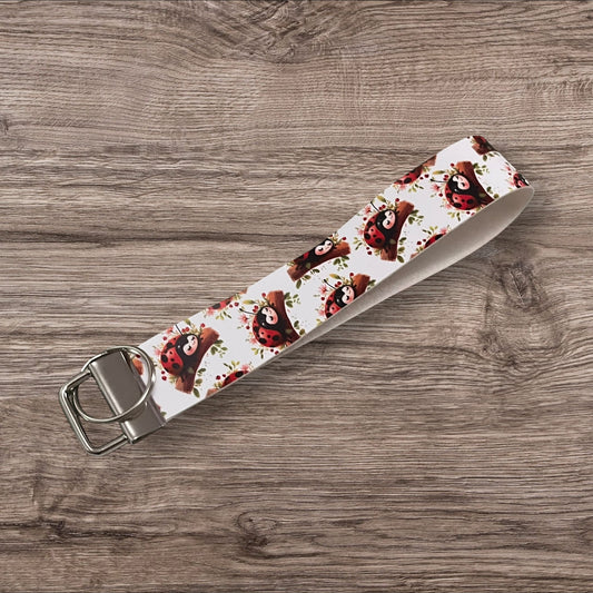 Ladybug 🐞 keyring Fob Wristlet